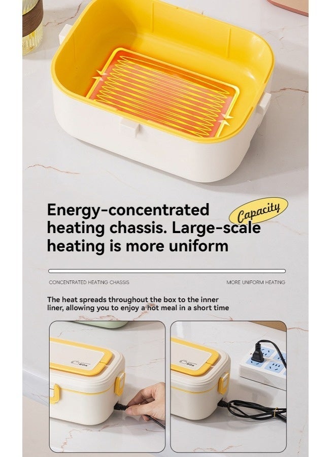 Beauenty Electric Lunch Box Food Warmer Heater Removable Stainless Steel Container Portable for Car Truck Office Home Camping Picnic ﻿ - Image 5