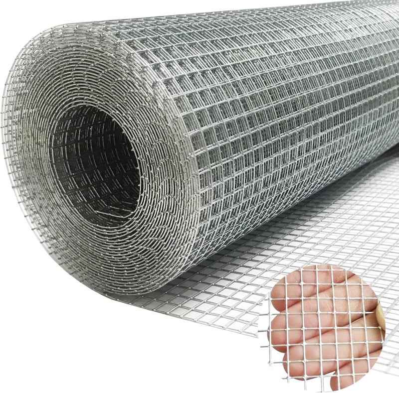 LOVEERCT Store GARDEN & HOME Hardware Cloth 1/4 Inch 16in X 20ft,23 Gauge Hot Dip Galvanized After Welded Cage Mesh Roll Square Chicken Wire Netting Rabbit Fence Snake Fencing Rodent Animals Weasel Raccoons - Image 1
