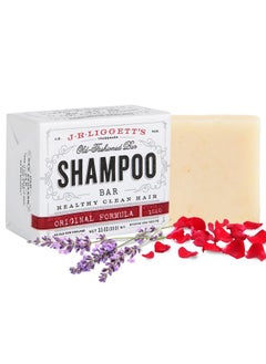J·R·LIGGETT'S All-Natural Shampoo Bar, Original Formula - Supports Strong and Healthy Hair - Nourish Follicles with Antioxidants and Vitamins - Great for Holiday Gifts & Stocking Stuffers, 3.5 Ounces  - Image 1