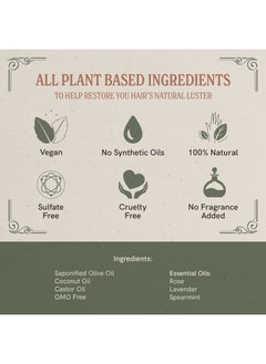 J·R·LIGGETT'S All-Natural Shampoo Bar, Original Formula - Supports Strong and Healthy Hair - Nourish Follicles with Antioxidants and Vitamins - Great for Holiday Gifts & Stocking Stuffers, 3.5 Ounces  - Image 3