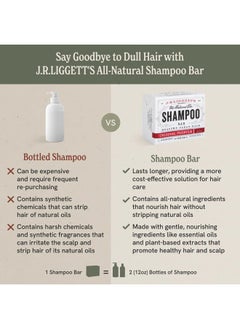 J·R·LIGGETT'S All-Natural Shampoo Bar, Original Formula - Supports Strong and Healthy Hair - Nourish Follicles with Antioxidants and Vitamins - Great for Holiday Gifts & Stocking Stuffers, 3.5 Ounces  - Image 5