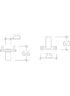 Tema Premium 2' Bathrobe Hanger  - Image 2