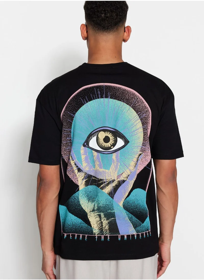 trendyol Graphic Printed Crew Neck T-Shirt