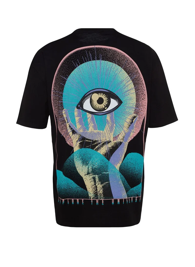 trendyol Graphic Printed Crew Neck T-Shirt