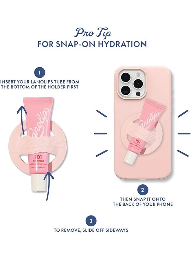 Lanolips 101 Ointment Strawberry & Lip Phone Holder - Fruity Lip Balm with Vitamin E Oil and Lanolin for Lip Hydration (10g) - Image 5