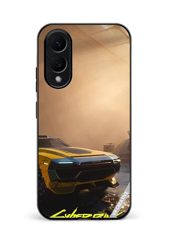 VR CREATIVE Protective Case Cover For Samsung Galaxy S25 Edge Cyberpunk Design Multicolour