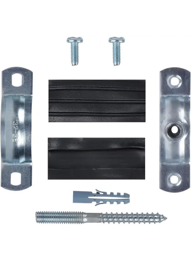 5pcs Adjustable Split Ring Pipe Clamp Bracket With Expansion Tube And Screw For Ceiling Wall Mount - Image 3