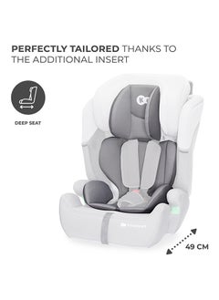 Kinderkraft Car Seat Comfort Up, I - Size Booster Child Seat, With 5 Point Harness, Adjustable Headrest, For Toddlers , Infant, Group 1/2/3, 9 - 36 Kg, Up To 12 Years, Grey  - Image 3