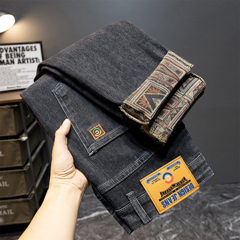 Unisex Classic Denim Jeans Loose Fit Daily Outdoor Wear - Image 1
