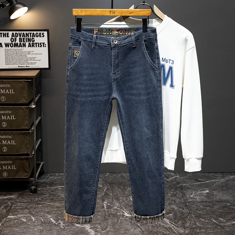 Unisex Classic Denim Jeans Loose Fit Daily Outdoor Wear - Image 4