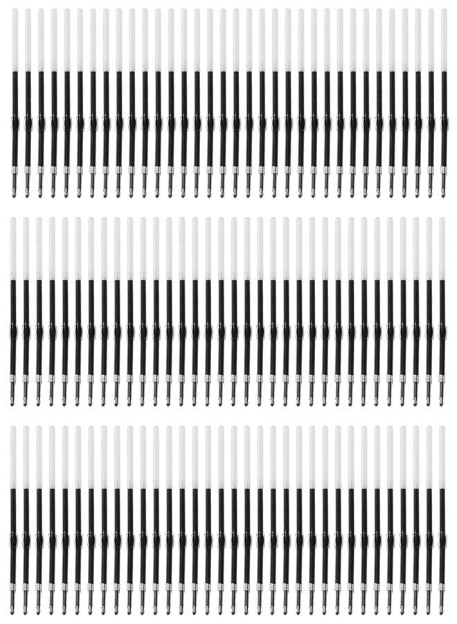 PIPITREE 200 Pack Ballpoint Pen Refills 2.4 inch Black Ink Pen Refills for Plastic Beadable Pens 1mm Ink Refills for Pens Medium Point Replaceable Smooth Writing for DIY Lovers Office Supplies - Image 1