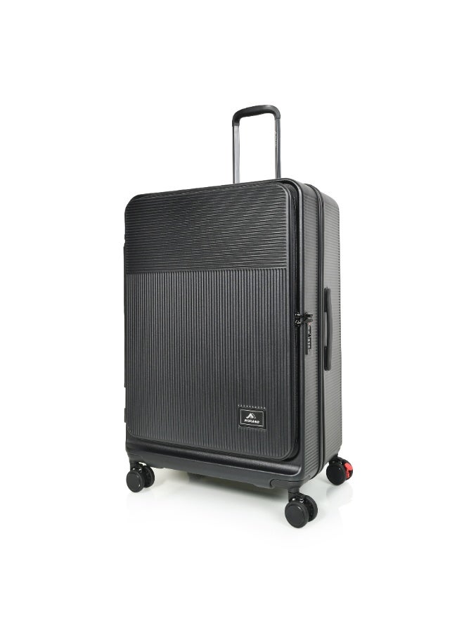 مورانو مجموعة حقائب سفر 3 قطع ( 20"، 24"، 28 بوصة)، حقيبة سفر صلبة من البولي كربونات مع قفل إدارة أمن النقل (أسود) - Image 4