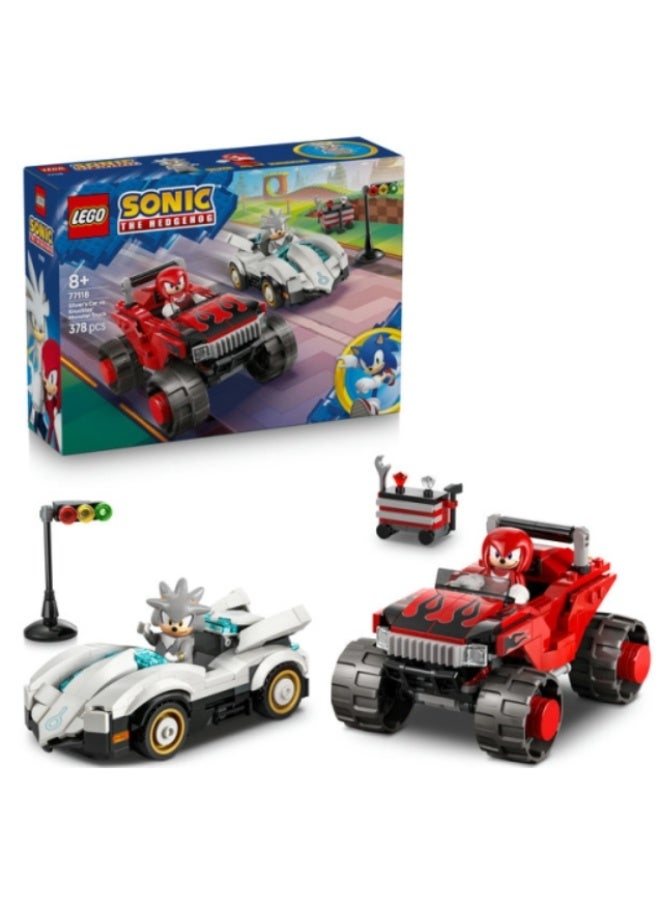 LEGO Sonic the Hedgehog Silver's Car vs. Knuckles' Monster Truck Building Set - Image 5