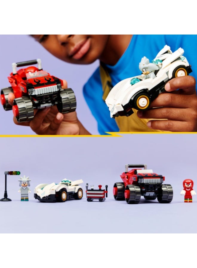 LEGO Sonic the Hedgehog Silver's Car vs. Knuckles' Monster Truck Building Set - Image 4