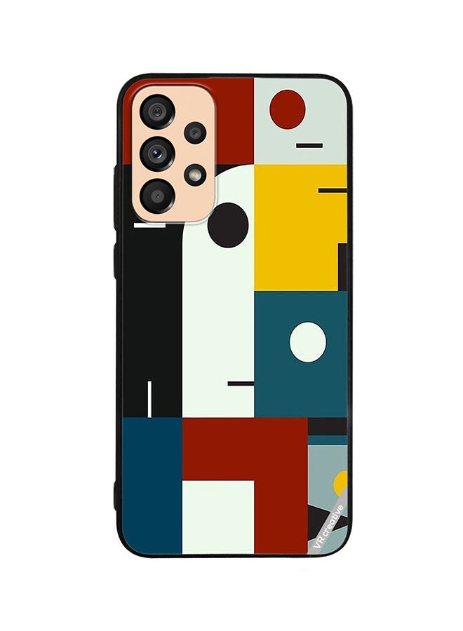 VR CREATIVE Protective Case Cover For Samsung Galaxy A72 Bauhaus Age Design Multicolour - Image 1