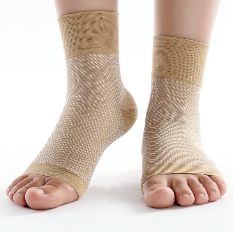 Sport Ankle Brace Protector Compression Support Sleeve Short Socks for Injury Recovery Joint PainAnkle Brace L - Image 5