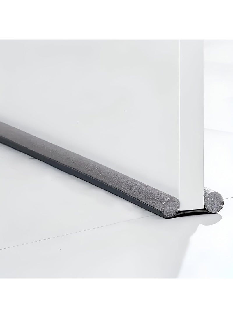 مخطوطات مانع مسودة الباب، سدادة مسودة الباب، 95 سم، كتل مخفض الضوضاء، الآفات، الحشرات، ضوء النسيم، الهواء البارد، دليل على الصوت، باب الاجتياح، ختم أسفل الباب، شريط عازل، حشو الفجوات - Image 1