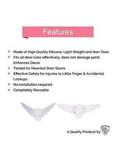 Safe-O-Kid Pack Of 8 Fit Al Butterfly Shaped Sliding Door;Window Lock  - Image 3