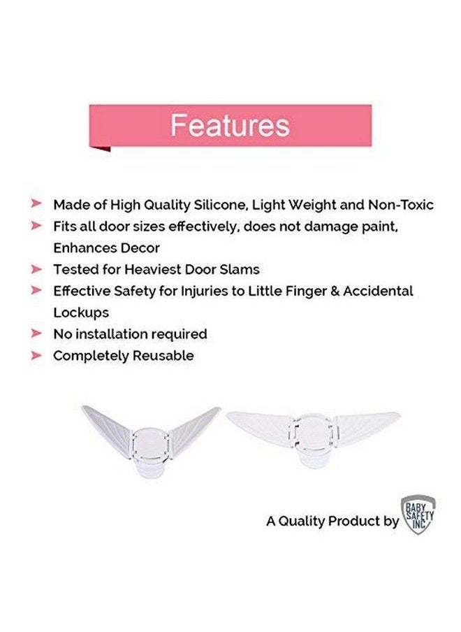 Safe-O-Kid - Pack Of 8 Fit Al Butterfly Shaped Sliding Door;Window Lock - Image 1