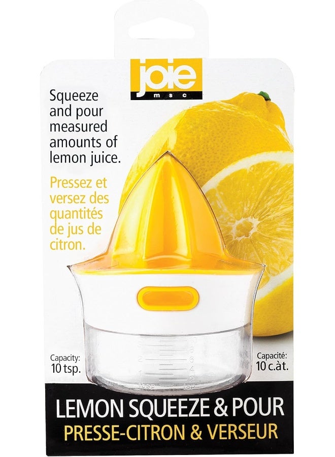 Joie Kitchen Gadgets Joie Squeeze and Pour Juicer Reamer, 10tsp, Yellow - Image 1