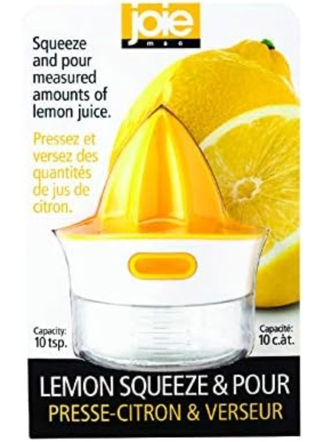 Joie Kitchen Gadgets Joie Squeeze and Pour Juicer Reamer, 10tsp, Yellow - Image 3