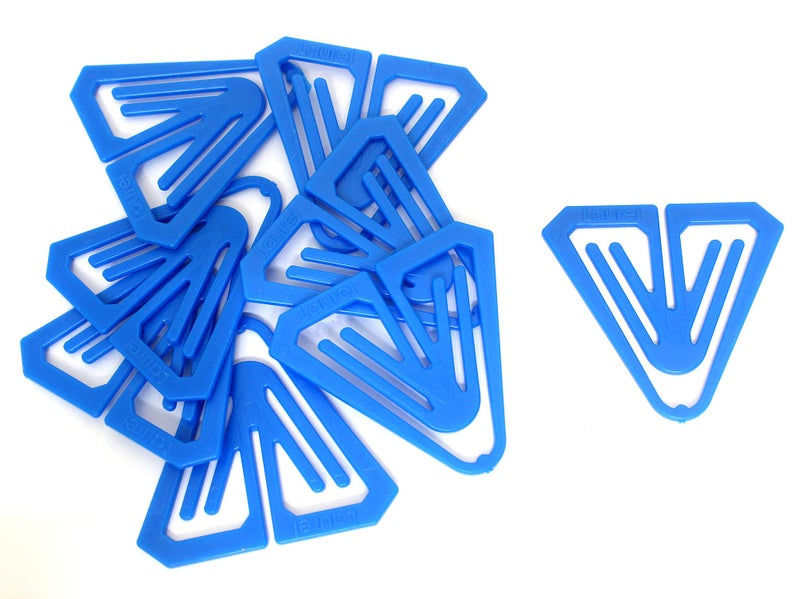 Laurel Blue Butterfly Paper Clips Page Markers Tabs Fasteners Colour Flag & Plant Identifiers 50mm Pack of 8 Clips, Ideal to Sort Document for S.O.H.O. - Image 2