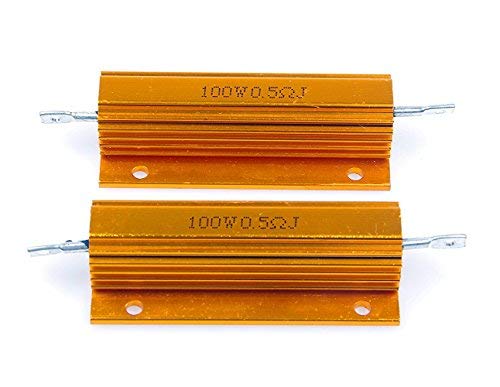 Dahszhi Wirewound Resistors 100W 0.5 Ohm Aluminum Clad Wirewound Heatsink Resistors -2pcs - Image 4