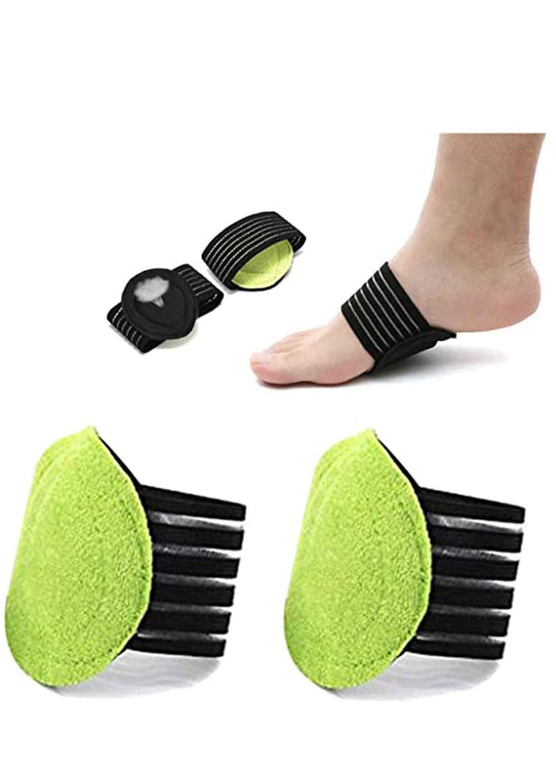 KASTWAVE Plantar Fasciitis Support, Compression Cushioned Sleeves with Padded Comfort Cushion High Arch Support for Heel Spurs Achy Foot Plantar Fasciitis Brace for Running Exercise Men Women - Image 1