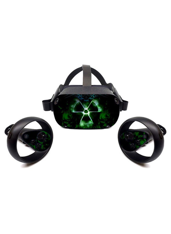 Oculus Quest VR 1 Generation Glasses Sticker All-in-one Virtual Reality Helmet SteamVR Sticker-Color:TN-OQVR1-0124