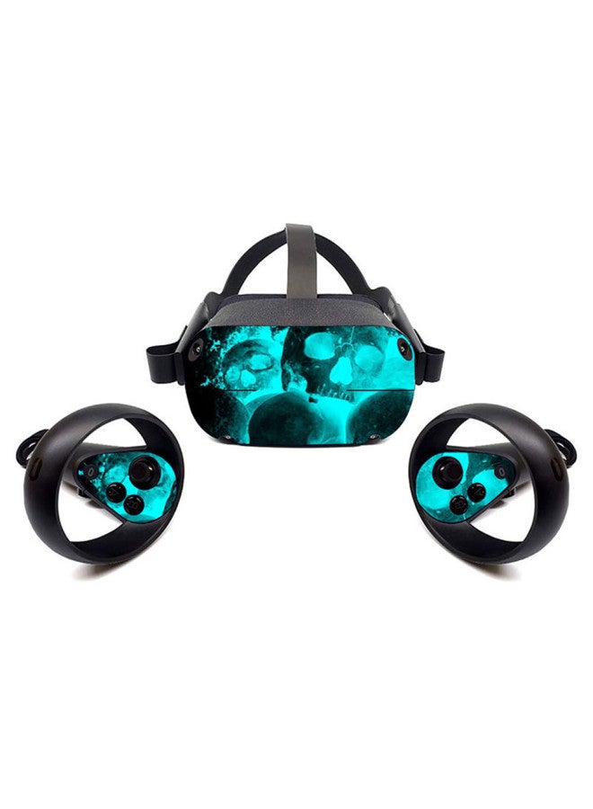 Oculus Quest VR 1 Generation Glasses Sticker All-in-one Virtual Reality Helmet SteamVR Sticker-Color:TN-OQVR1-0124