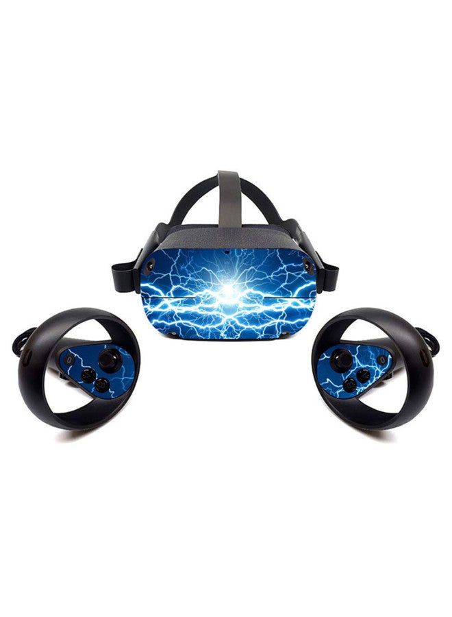 Oculus Quest VR 1 Generation Glasses Sticker All-in-one Virtual Reality Helmet SteamVR Sticker-Color:TN-OQVR1-0124