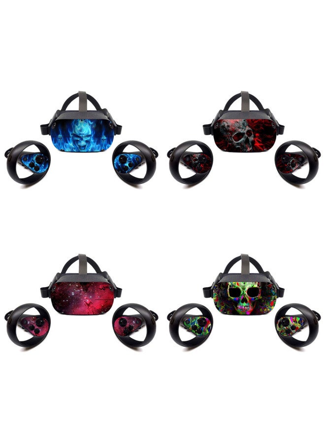 Oculus Quest VR 1 Generation Glasses Sticker All-in-one Virtual Reality Helmet SteamVR Sticker-Color:TN-OQVR1-0124