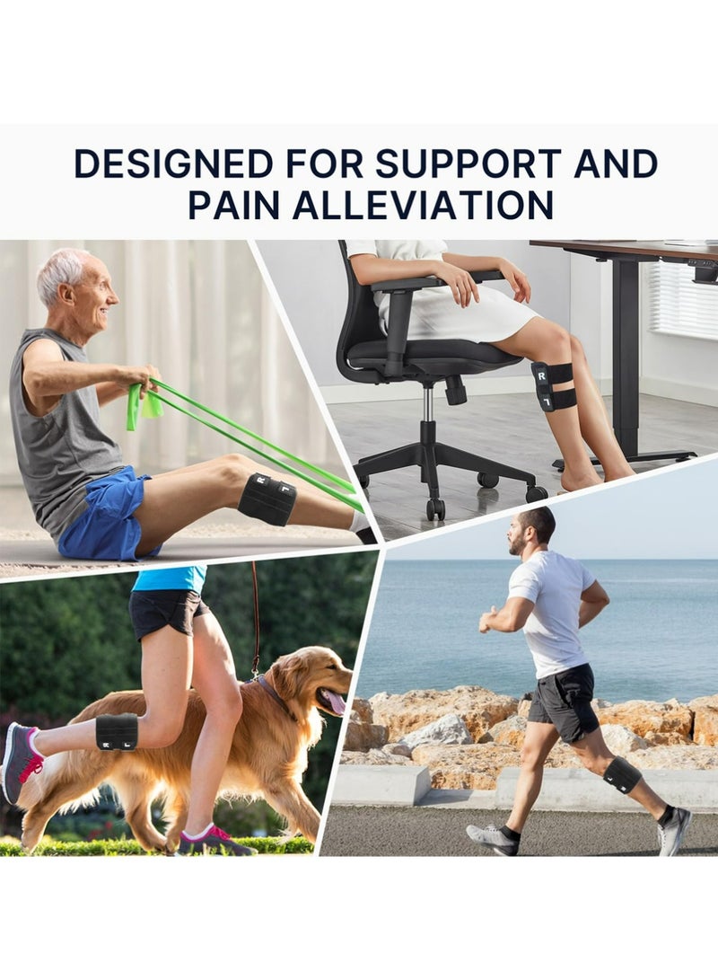 لاسيدو أجهزة تخفيف آلام التهاب العصب الفقري: حزام ReActive Plus المطور لعلاج التهاب العصب الفقري - حزام العصب الفقري مع وسادات ضغط مزدوجة للضغط المستهدف لتعزيز التخفيف - مناسب للذكور والإناث - Image 5