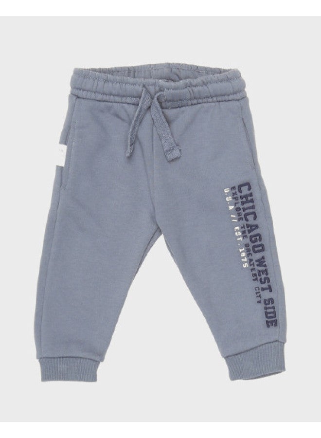 Zara kids' Sporty Casual Embroidered Letter Drawstring Jogger Pants - Image 1