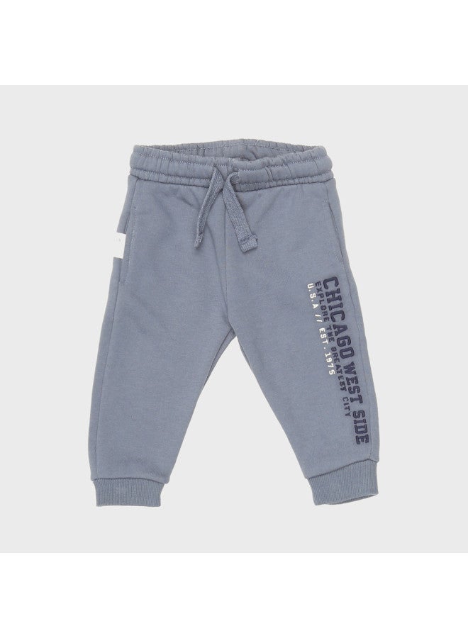 Zara kids' Sporty Casual Embroidered Letter Drawstring Jogger Pants - Image 2