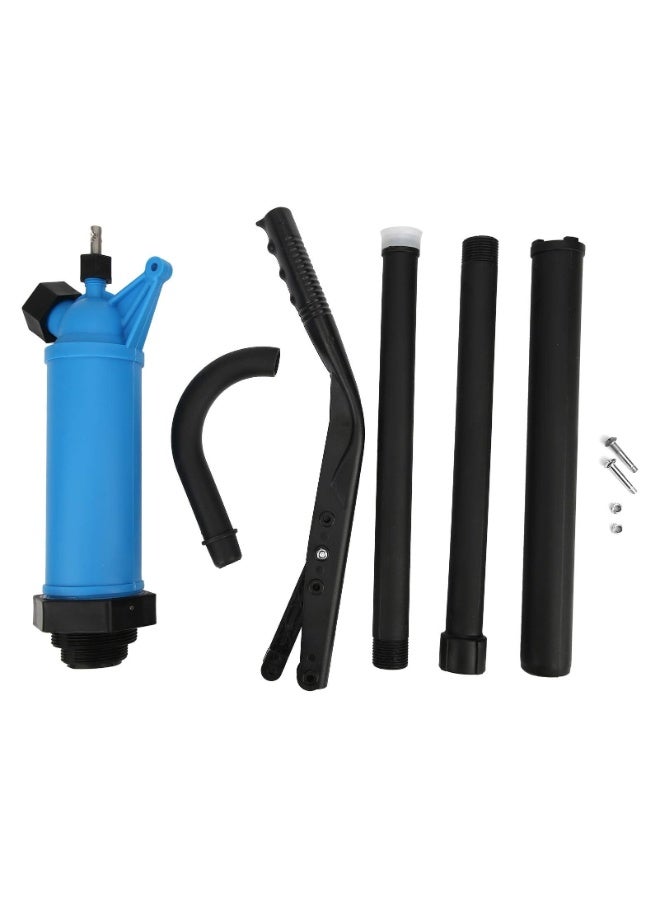 Generic Drum Pump, 9.5 oz. Per Stroke, Lever-Action Barrel Pump, Fits 5-55 Gallon Drums with 3-Section Suction Tube Assembly & Hose, Hand Operated, Designed to Transfer Water  - Image 2