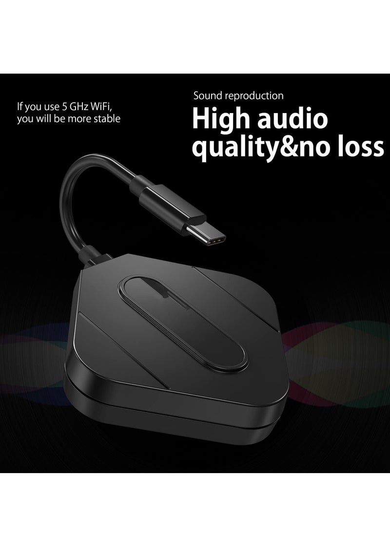 Generic - Wireless Android Auto Adapter for OEM Wired Android Auto Cars - Convert Your Factory Wired System to Wireless Android Auto and CarPlay. - Image 1