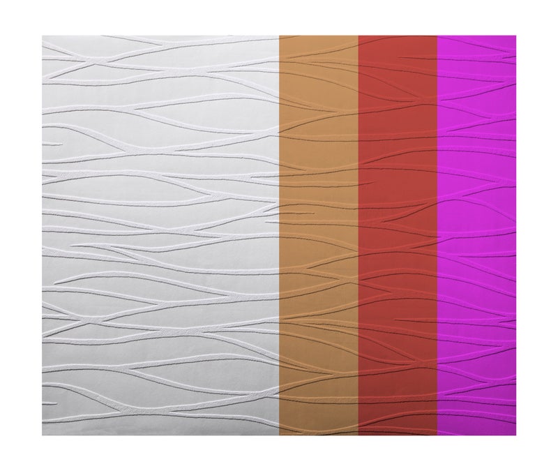 RoomMates York Wallcoverings Patent Decor PT9418 Textured Tidal Swell Paintable Wallpaper White