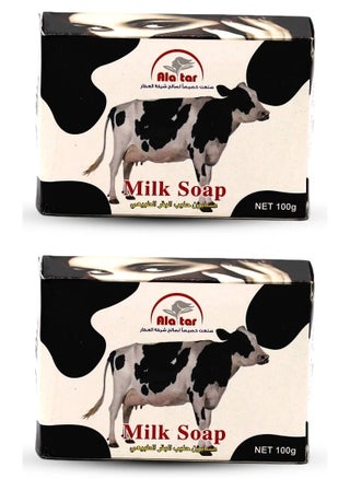 Two Pieces Of Natural Cow's Milk Soap