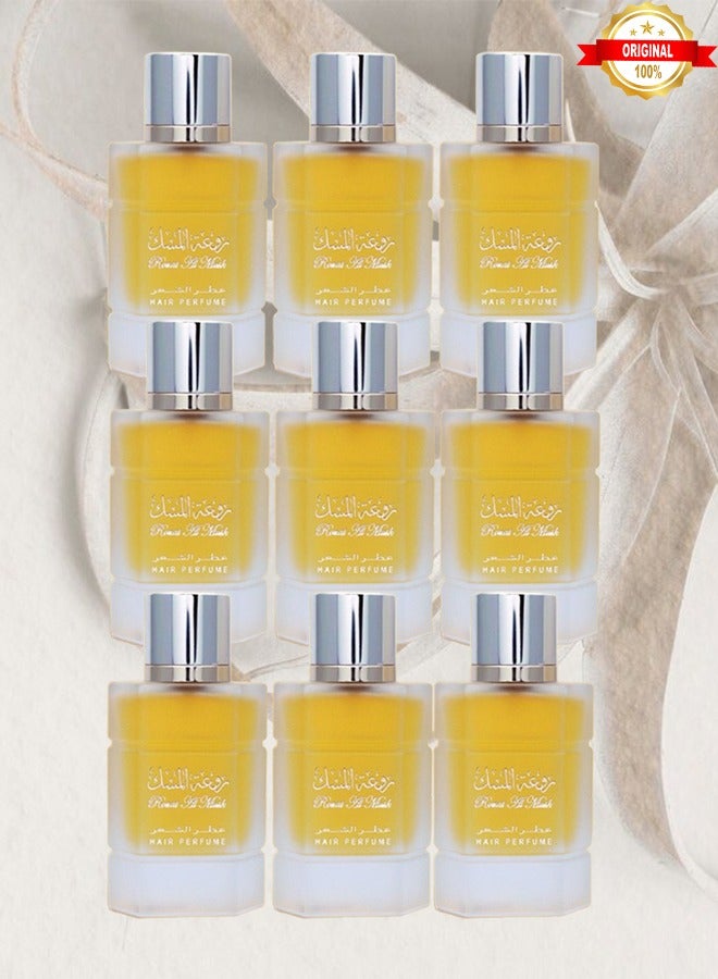 مسك 9 قطع عطر روعة المسك للشعر 50 مل - Image 1