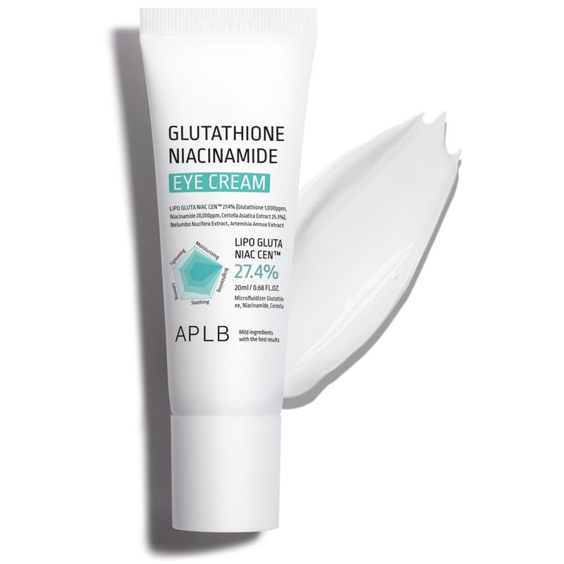 APLB Glutathione Niacinamide Eye Cream  LIPO GLUTA NIAC CEN 274 068 FLOZKorean Skincare Eye cream for dark circles and puffiness Improve elasticity  provide moisture around eye region