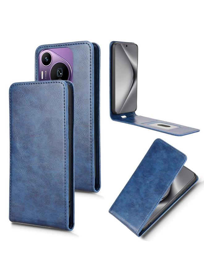 S-TOP Case For Huawei Pura 70 Pro 5G / 70 Pro+ 5G Magnetic Vertical Flip Leather Phone Case - Image 1