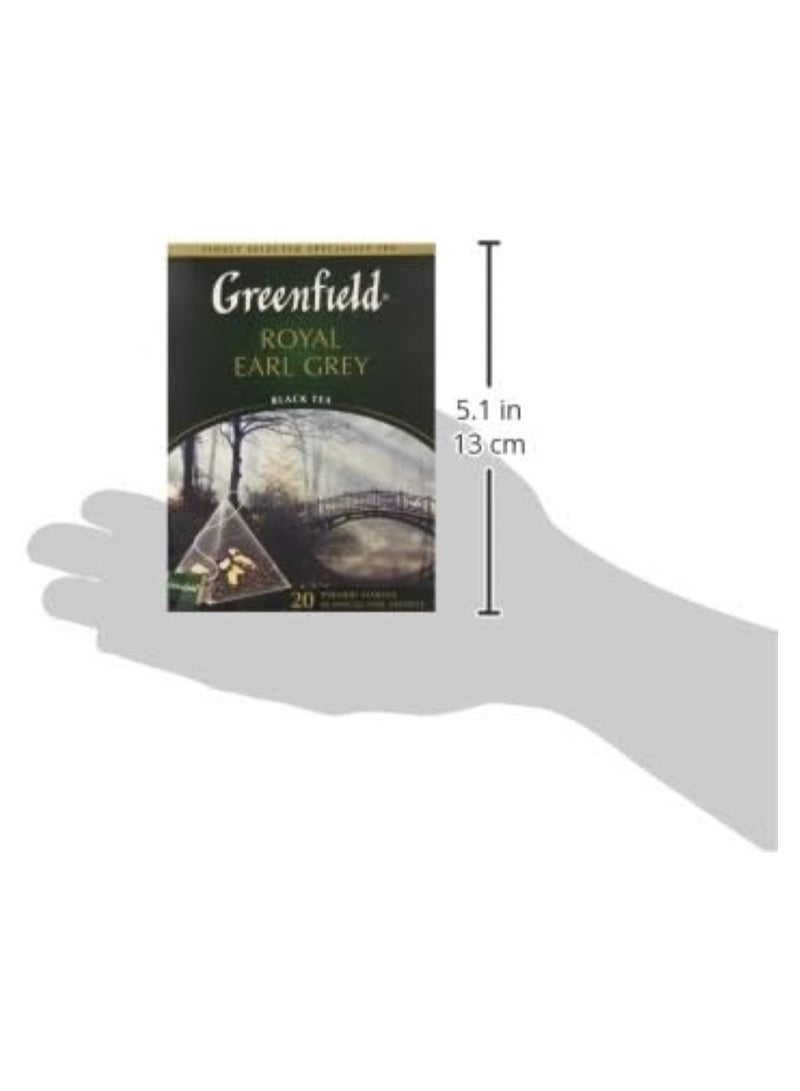 جرين فيلد شاي أسود رويال إيرل جراي 20 كيس شاي 40 جرام - Image 5