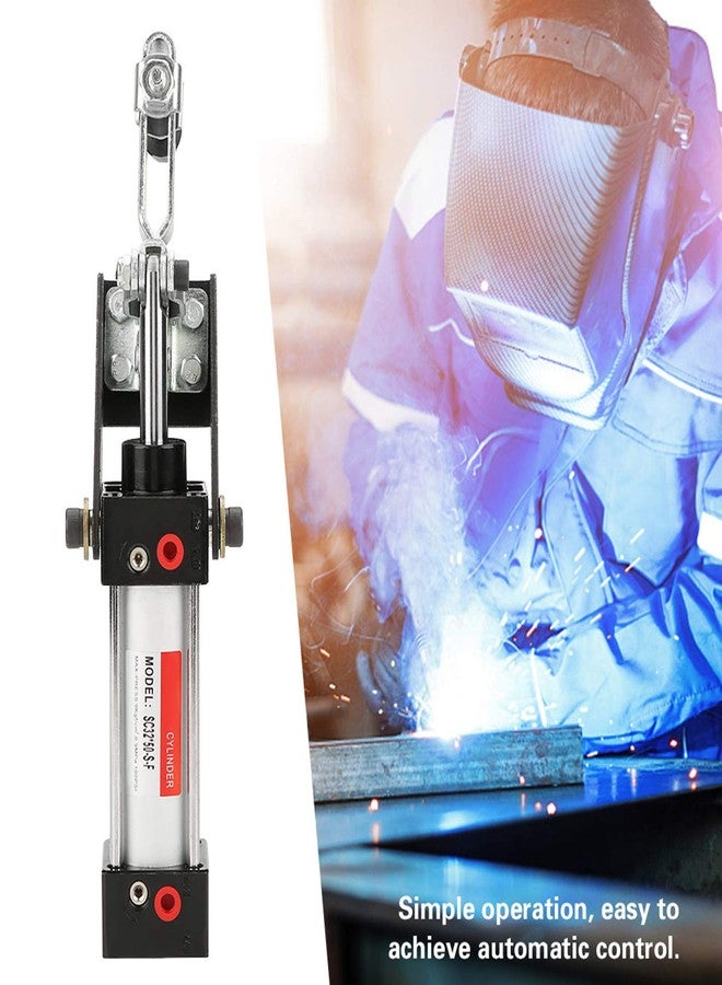 Walfront 300mm GH-12130 Professional Cylinder Pneumatic Hold Down Clamp used in welding, fixture - Image 5