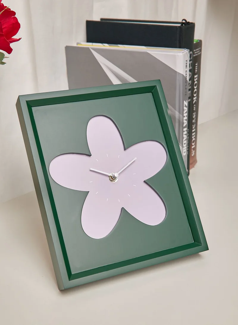 Typo Desk Frame Clock