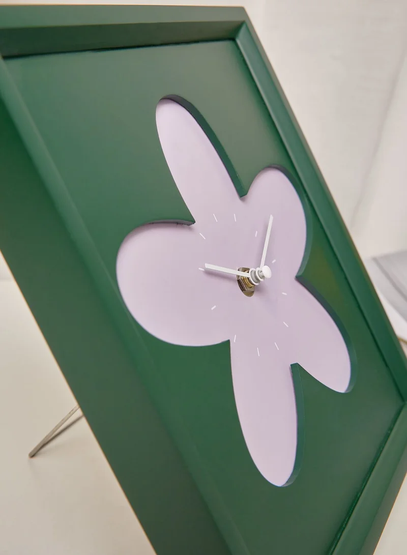 Typo Desk Frame Clock