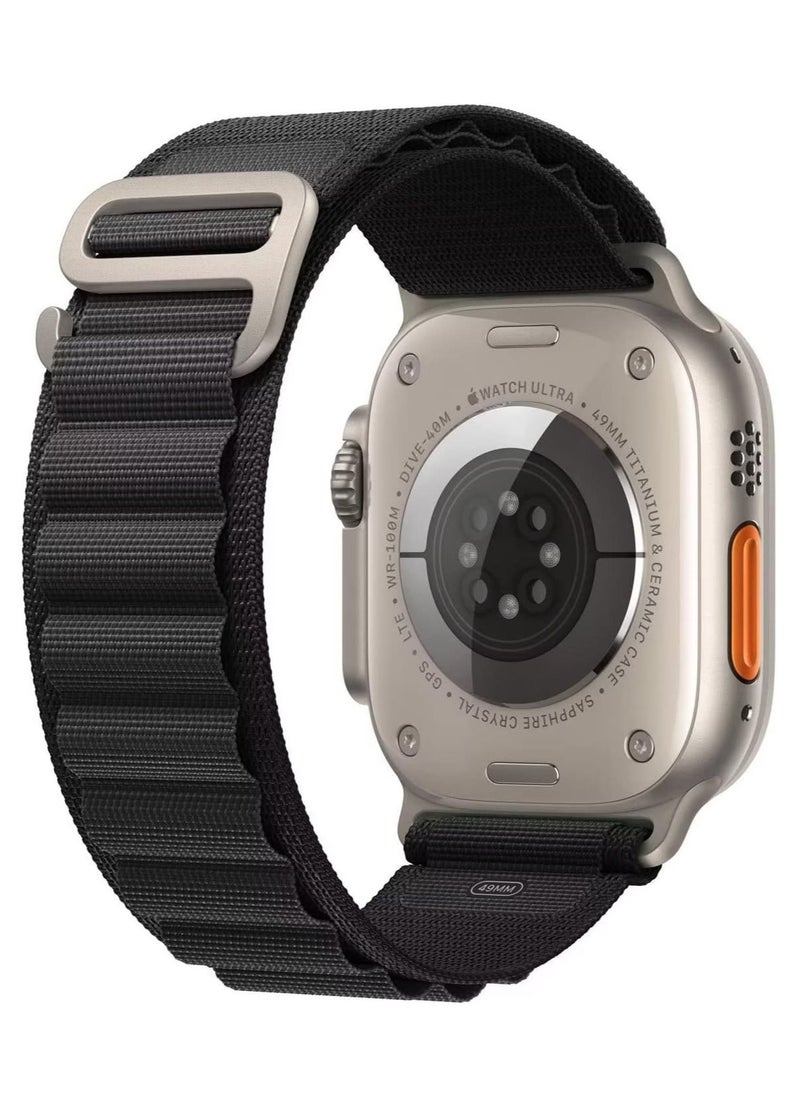 Generic - Alpine Loop Compatible with Apple Watch Ultra Band,Metal connector Rugged Woven Nylon Men G-Hook Strap for iWatch Series Ultra SE 49mm 45mm 44mm - Image 1