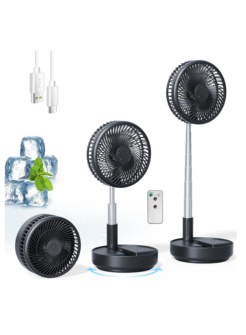 general Battery Operated with 4 Speed Settings & Remote Control, Desk Travel Fan for Sleeping, - Image 1