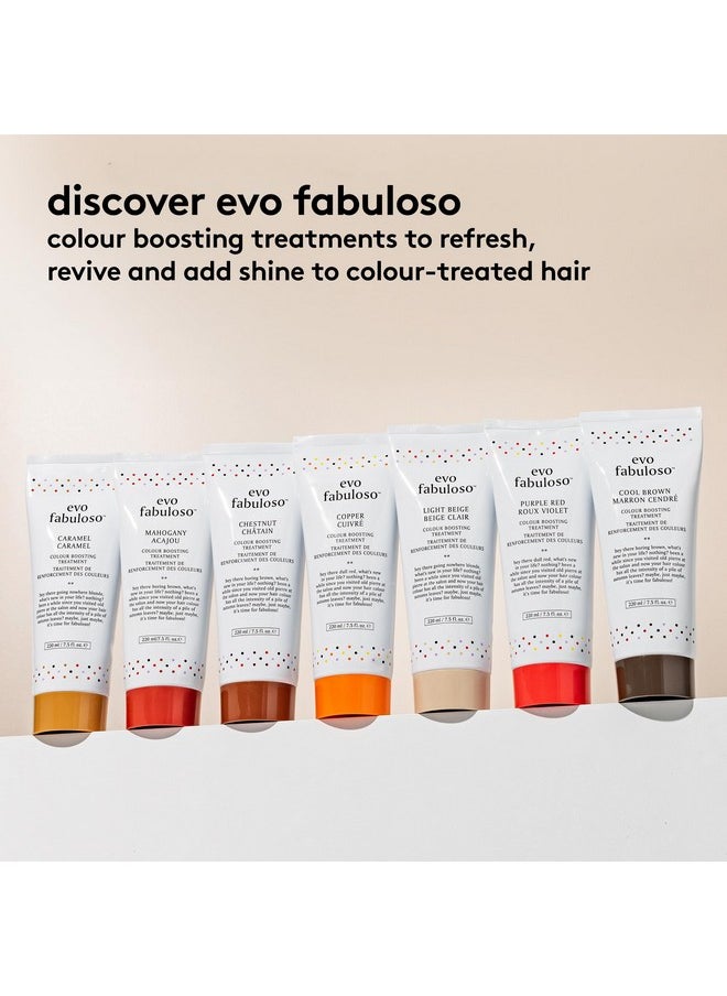 EVO - EVO Fabuloso Copper Colour Boosting Treatment - Colour Care Conditioner for Colour -Treated Hair - Helps Maintain Colour Depth, Tone & Shine, 30ml / 1.01fl.oz - Image 1