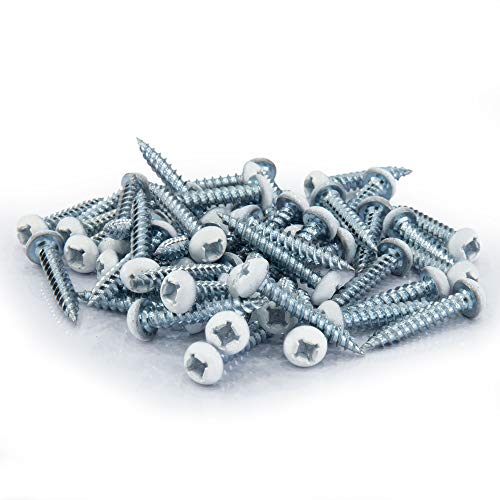 RecPro 8x1 Pan Head Metal RV Screws | Polar White | Multi-Pack | RV Interior Screws | Factory Finished Looked | (50) - Image 4